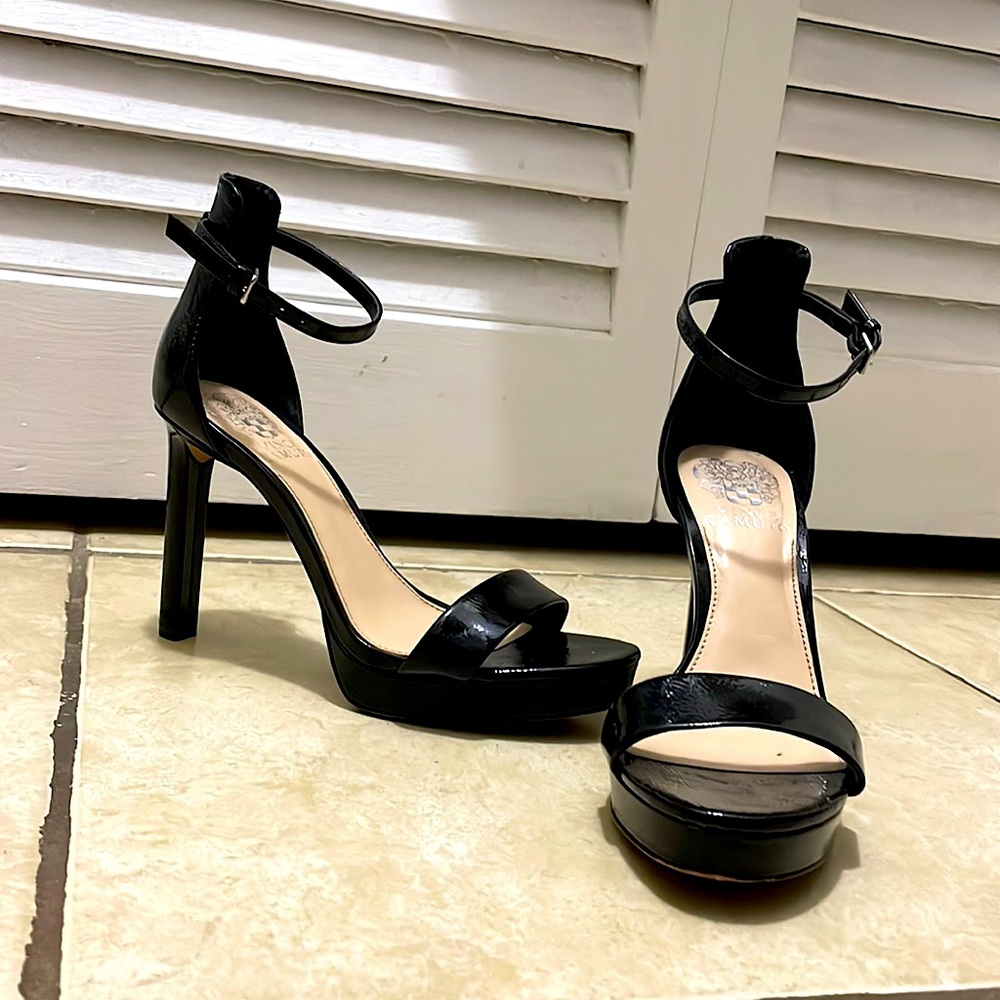 Black, Vince Camuto heels - SIZE 6 & a half